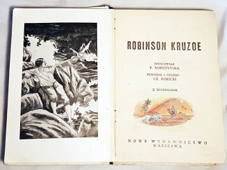 DEFOE - ROBINSON KRUZOE ryciny OPRAWA - 2