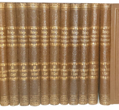 SOKOŁOWSKI- DZIEJE POWSZECHNE ILLUSTROWANE t.1-16 [komplet w 16wol.] stan!