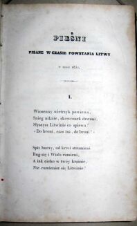 GORECKI- POEZYIE LITWINA wyd. PARYŻ 1834r. - 4