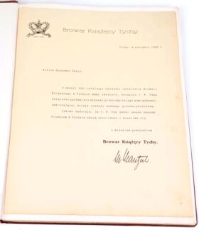 BUCHS - BROWAR KSIĄŻĘCY TYCHY 1629-1929 - 2