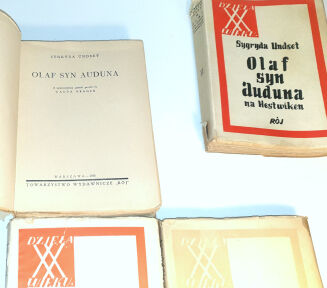 UNDSET - OLAF SYN AUDUNA wyd.1 [komplet w 4 wol.] - 3