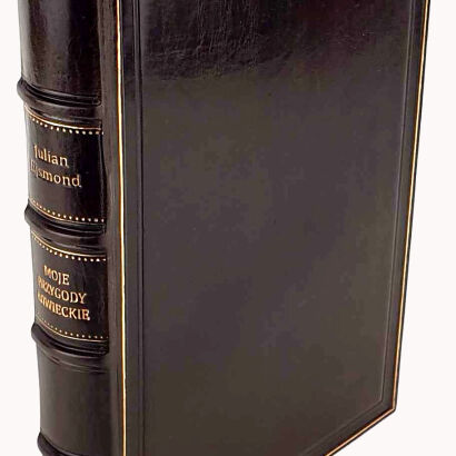 EJSMOND - MOJE PRZYGODY ŁOWIECKIE Poznań 1929 skóra