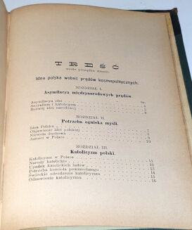 SZCZEPANOWSKI- IDEA POLSKA; AFORYZMY O WYCHOWANIU  wyd. 1901 endecja - 3