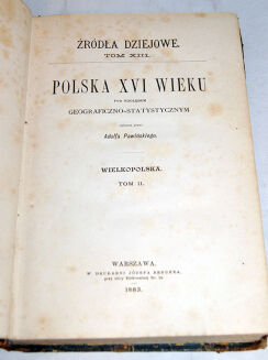 PAWIŃSKI- POLSKA XVI -go WIEKU wyd. 1883 - 3