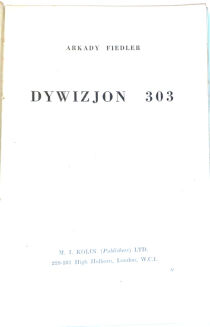FIEDLER- DYWIZJON 303 wyd. 1 - 4