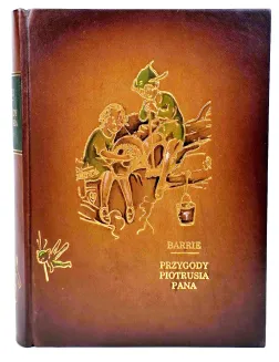 BARRIE - PRZYGODY PIOTRUSIA PANA oprawa artystyczna Warszawa 1938 - 3