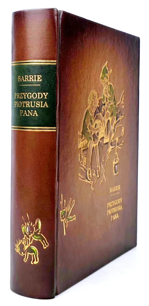 BARRIE - PRZYGODY PIOTRUSIA PANA oprawa artystyczna Warszawa 1938