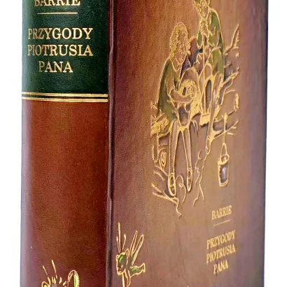 BARRIE - PRZYGODY PIOTRUSIA PANA oprawa artystyczna Warszawa 1938