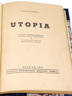 MORUS - UTOPIA wyd.1 - 3