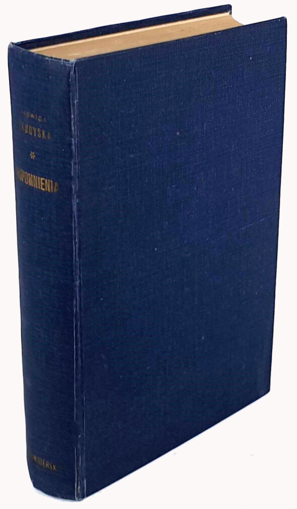 JADWIGA ZAMOYSKA- WSPOMNIENIA wyd. LONDYN 1961r.