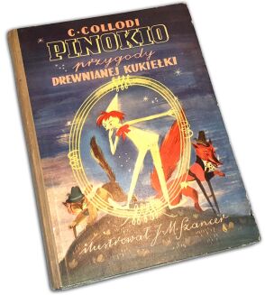 COLLODI- PINOKIO Przygody drewnianej kukiełki 1951r. ilustracje Szancer - 6