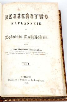[HISTORIA CELIBATU] JANISZEWSKI - BEZŻEŃSTWO KAPŁAŃSKIE W KOŚCIELE KATOLICKIM t.1-2 [komplet w 2 wol.] wyd.1860-75 - 7