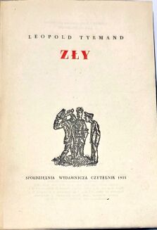 TYRMAND - ZŁY wyd.1 z 1955r. Książka legenda - 4