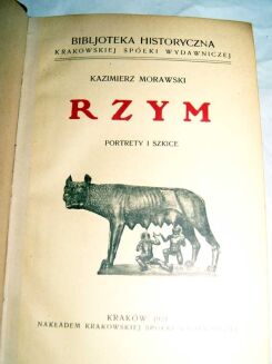 MORAWSKI- RZYM, SACCO DI ROMA, Z RAWENNY wyd. 1921 - 4