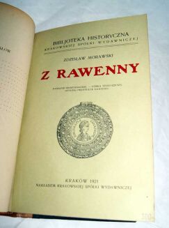 MORAWSKI- RZYM, SACCO DI ROMA, Z RAWENNY wyd. 1921 - 9