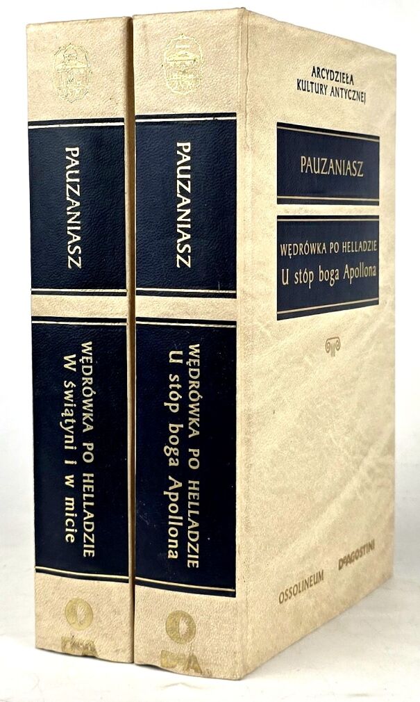 PAUZANIASZ - WĘDRÓWKA PO HELLADZIE 1-2 [komplet] Arcydzieła Kultury Antycznej