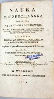 L'HOMOND - NAUKA CHRZEŚCIJAŃSKA Warszawa 1829 - 3