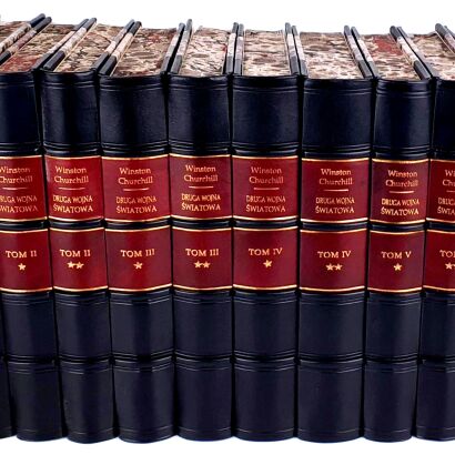 WINSTON CHURCHILL - DRUGA WOJNA ŚWIATOWA- komplet oprawa