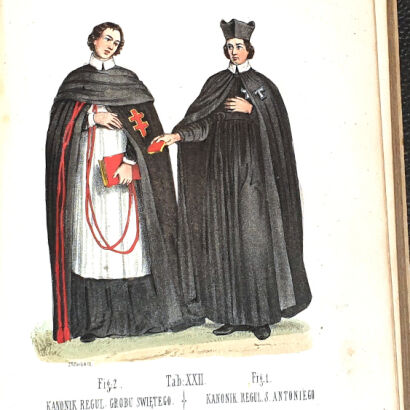 WIETZ, BOHMANN - RYS HISTORYCZNY ZGROMADZEŃ ZAKONNYCH OBOJEJ PŁCI. T.1-3 [komplet w 3 wol.] wyd. 1848-9