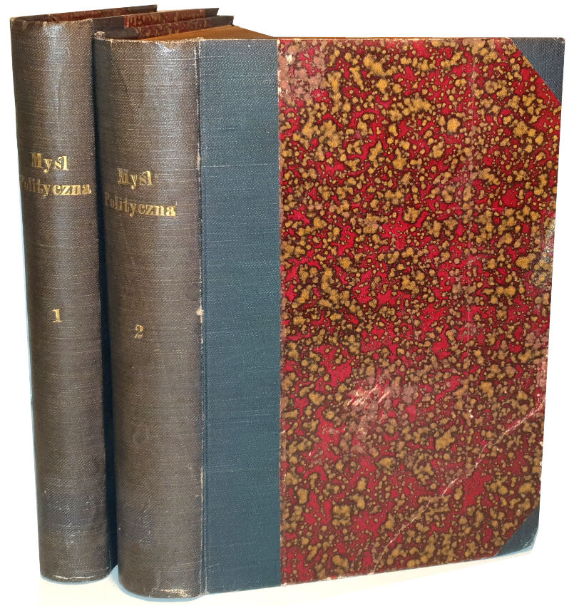 MOSZYŃSKI- MYŚL POLITYCZNA Z KSIĘGI DZIEJÓW CIERPIEŃ I PRACY. t.1-2 [komplet w 2 wol.]