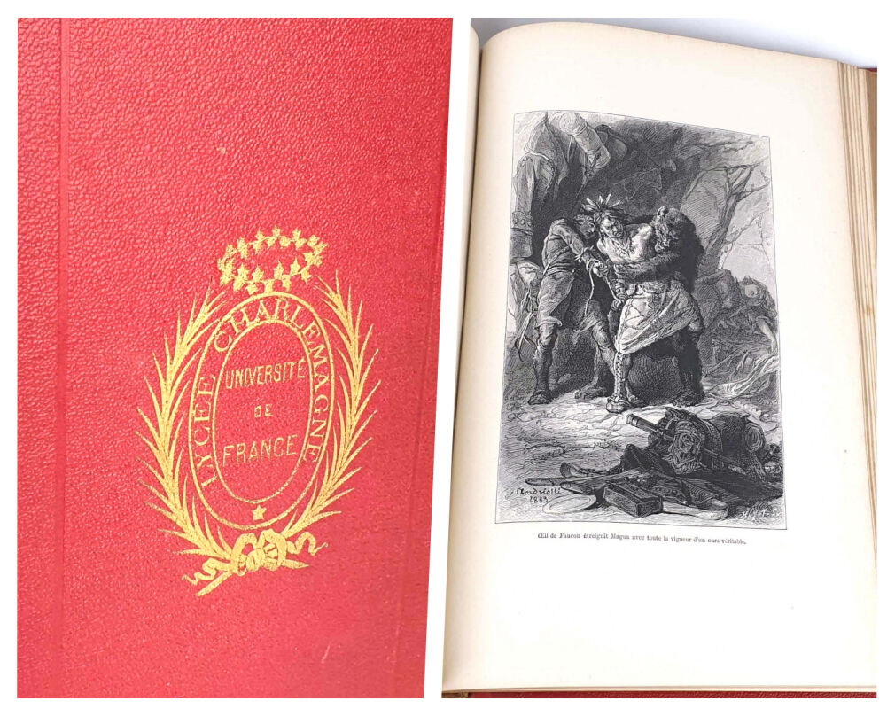 COOPER - OSTATNI MOHIKANIN/ LE DERNIER DES MOHICANS  ryciny Andriolli