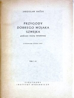 HASEK- PRZYGODY DOBREGO WOJAKA SZWEJKA T. I-IV [komplet] z ilustr. - 5