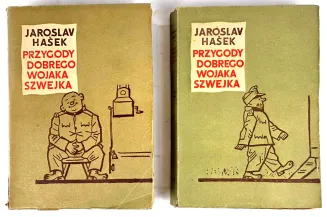 HASEK- PRZYGODY DOBREGO WOJAKA SZWEJKA T. I-IV [komplet] z ilustr. - 2