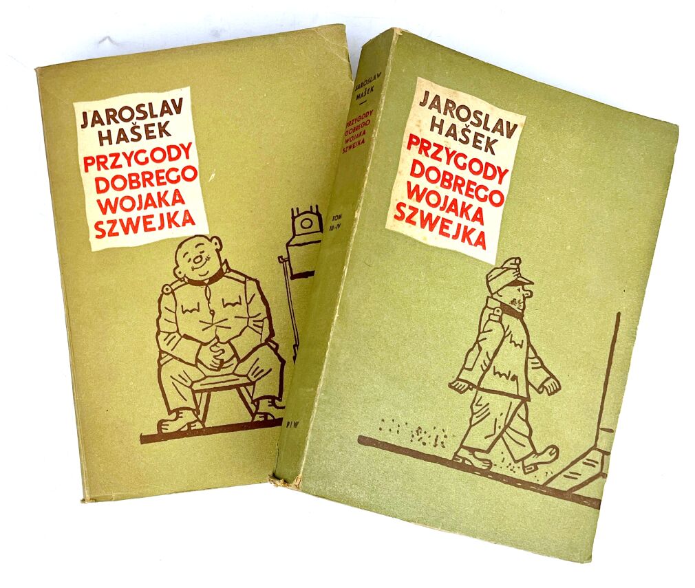 HASEK- PRZYGODY DOBREGO WOJAKA SZWEJKA T. I-IV [komplet] z ilustr.