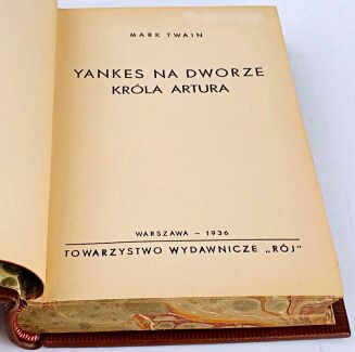 TWAIN - YANKES NA DWORZE KROLA ARTURA / A CONNECTICUT YANKEE AT KING ARTHUR'S COURT first polish edition - 4