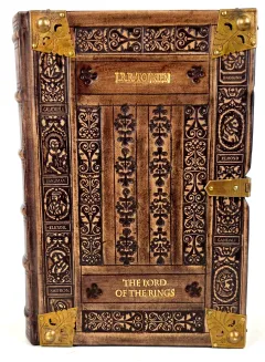 J.R.R. Tolkien - The Lord Of The Rings Exclusive Leather Binding, limited edition, copy number 80, fore edge painting, metalwork - 3