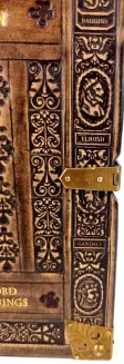 J.R.R. Tolkien - The Lord Of The Rings Exclusive Leather Binding, limited edition, copy number 80, fore edge painting, metalwork - 8