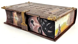 J.R.R. Tolkien - The Lord Of The Rings Exclusive Leather Binding, limited edition, copy number 80, fore edge painting, metalwork - 10