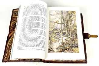 J.R.R. Tolkien - The Lord Of The Rings Exclusive Leather Binding, limited edition, copy number 80, fore edge painting, metalwork - 20