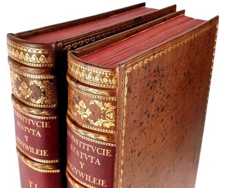 [KONSTYTUCYE]. CONSTITUCIE STATUTA Y PRZYWILEIE NA WALNYCH SEYMACH KORONNYCH OD ROKU PAŃSKIEGO 1550 ÁŻ DO ROKU 1637 UCHWALONE. Kraków 1637.  W Drukárniey Andrzeiá Piotrkowczyká - 2