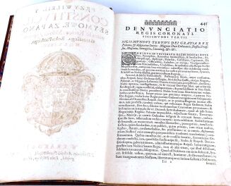 [KONSTYTUCYE]. CONSTITUCIE STATUTA Y PRZYWILEIE NA WALNYCH SEYMACH KORONNYCH OD ROKU PAŃSKIEGO 1550 ÁŻ DO ROKU 1637 UCHWALONE. Kraków 1637.  W Drukárniey Andrzeiá Piotrkowczyká - 11