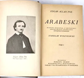 POE - ARABESKI t.1-2 [komplet w 1 wol.] oprawa skóra - 9