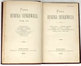 SIENKIEWICZ - LITERACKI PIERWOWZÓR „QUO VADIS