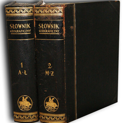 PODRĘCZNY SŁOWNIK GEOGRAFICZNY t.I-II Trzaska