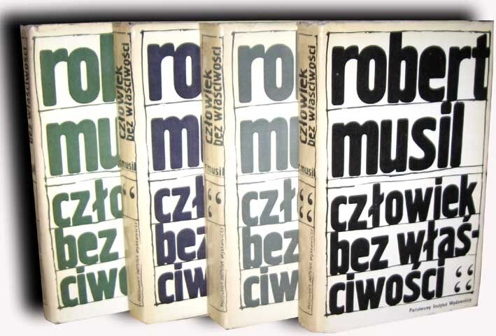 MUSIL- CZŁOWIEK BEZ WŁAŚCIWOŚCI t. I-IV [komplet] wyd. I