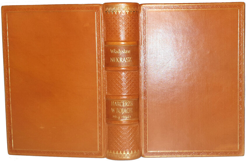NEKRASZ- HARCERZE W BOJACH W LATACH 1914 -1921 t.1-2 (komplet) skóra