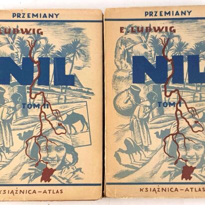LUDWIG - NIL Życiorys rzeki. t.1-2 [komplet] ilustracje