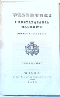 WIZERUNKI I ROZTRZĄSANIA NAUKOWE Wilno 1838 O Żydach w Polsce zamieszkałych - 5