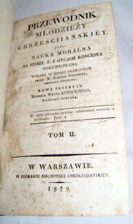 PRZEWODNIK MŁODZIEŻY CHRZEŚCIJAŃSKIEY wyd. 1829 - 2