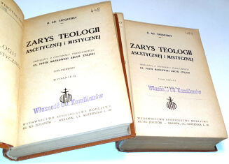 TANQUEREY- ZARYS TELOGJI ASCETYCZNEJ I MISTYCZNEJ 1-2 wyd. 1949r. oprawa - 2