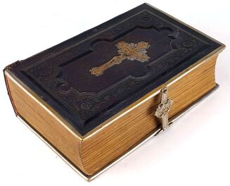 ZUPEŁNY ŚPIEWNIK KATOLICKI oraz KSIĄŻKA DO NABOŻEŃSTWA DLA CHRZEŚCIJAN-KATOLIKÓW 1898 OPRAWA - 4