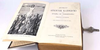 ZUPEŁNY ŚPIEWNIK KATOLICKI oraz KSIĄŻKA DO NABOŻEŃSTWA DLA CHRZEŚCIJAN-KATOLIKÓW 1898 OPRAWA - 6