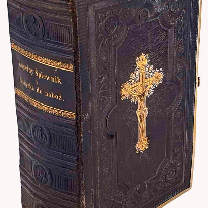 ZUPEŁNY ŚPIEWNIK KATOLICKI oraz KSIĄŻKA DO NABOŻEŃSTWA DLA CHRZEŚCIJAN-KATOLIKÓW 1898 OPRAWA