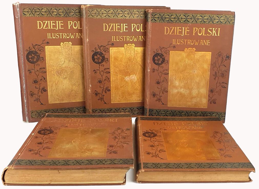 SOKOŁOWSKI - DZIEJE POLSKI Ilustrowane Tom I-V [komplet]