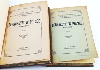 BOGDALSKI- BERNARDYNI W POLSCE T.I-II wyd. 1933 - 5