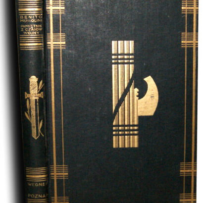 BENITO MUSSOLINI - PAMIĘTNIK Z CZASÓW WOJNY ilustracje OPRAWA